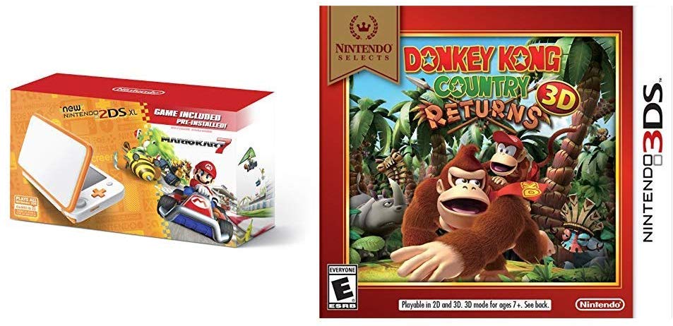 Donkey Kong game with Nintendo 2DS
