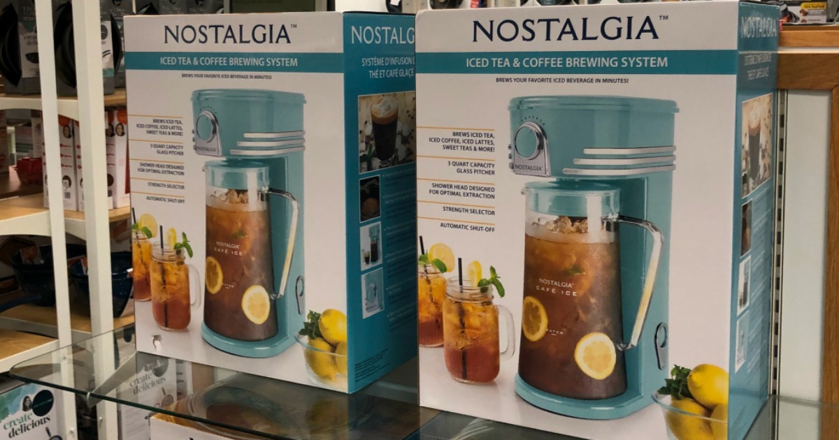 nostalgia electrics iced tea maker