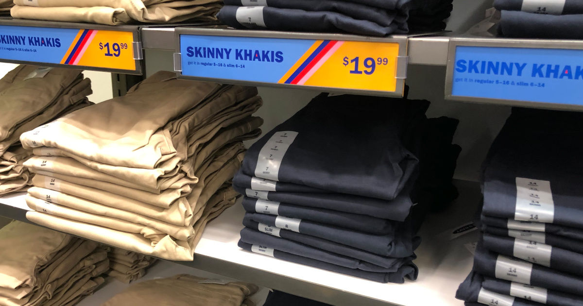 old navy uniform pants for juniors