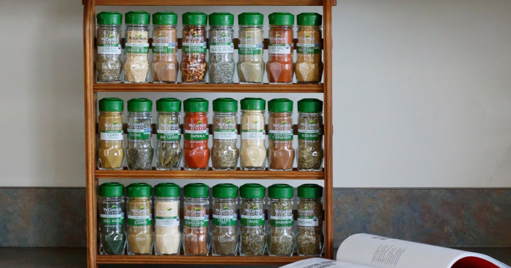 Organic Spice Rack by McCormick, 24 Herbs & Spices