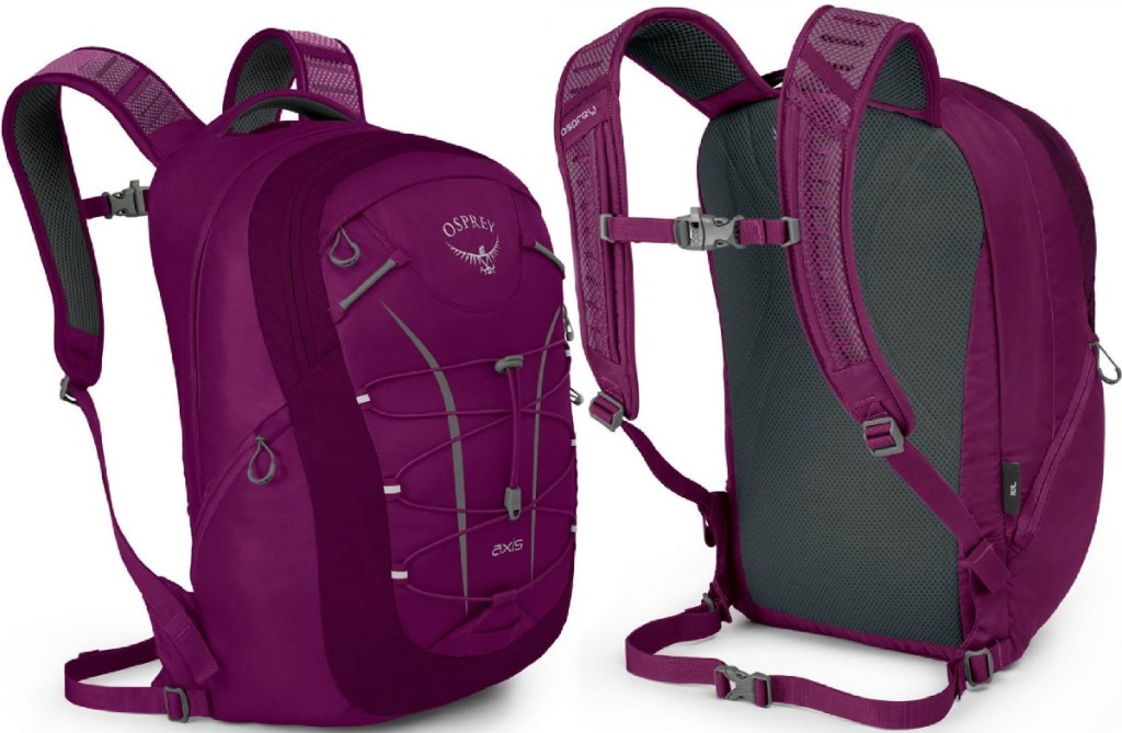 Purple colored backpack from Osprey at Backcountry