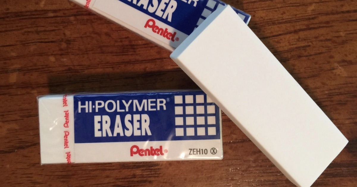 Pentel HiPolymer Block Erasers 14Pack Only 4.99 at OfficeDepot