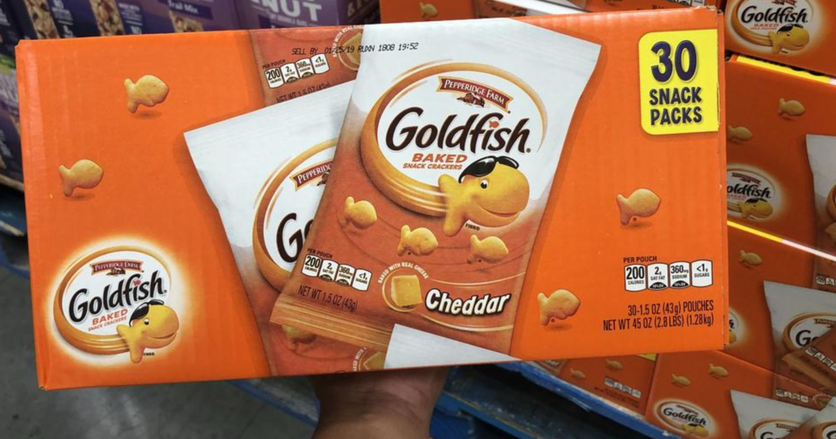 Pepperidge Farms Goldfish Cheddar Crackers 30ct Box