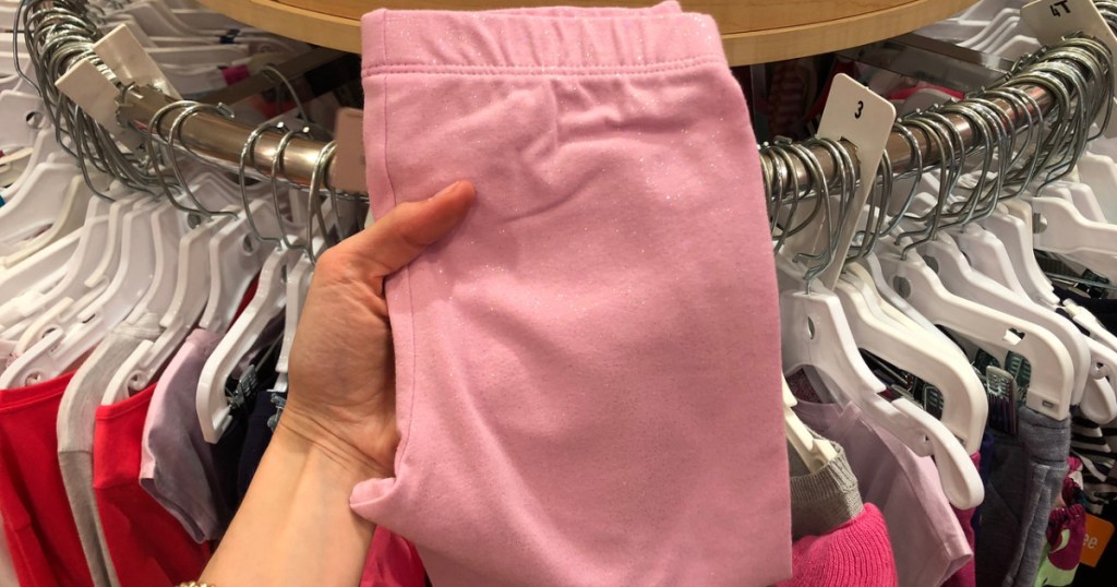girls pink leggings