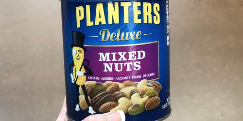 Amazon: Planters Deluxe Mixed Nuts BIG Canister Only $5 (Regularly $9.44)