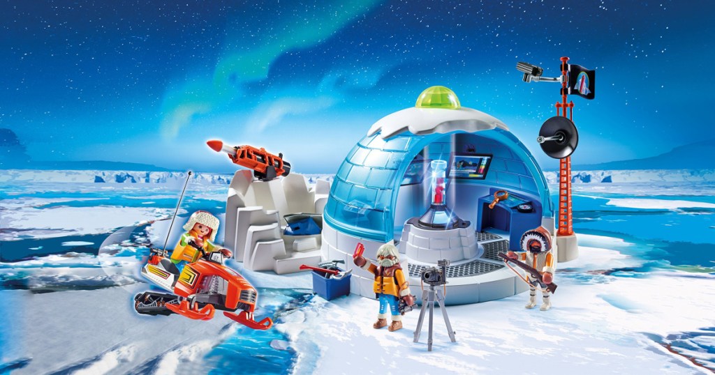 playmobil artic expedition headquarters playset