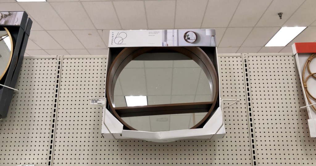 project 62 mirror hanging on shelf at target