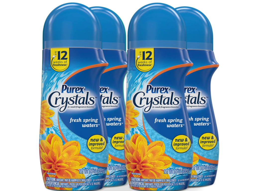 Purex Crystals Scent Booster, Fresh Spring Waters 4-Pack