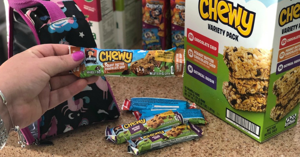 Huge Quaker Chewy Granola Bars Value Packs From 5 Shipped On Amazon Hip2save