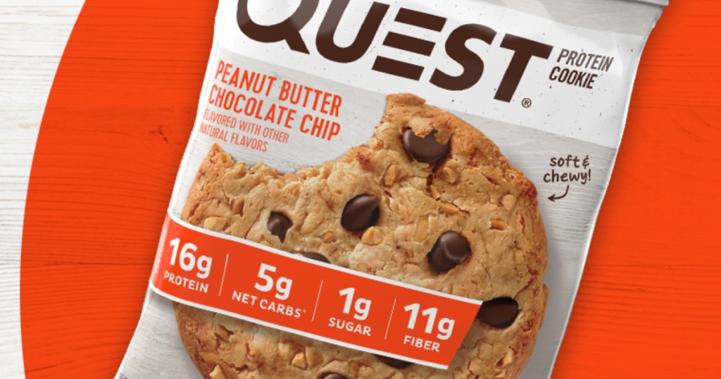 quest peanut butter chocolate chip cookie