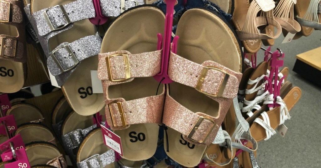 Glittery Women's Slide on sandals