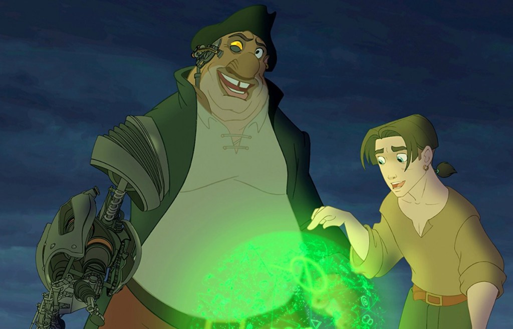 Scene from Disney's Treasure Planet on Blu-ray and DVD