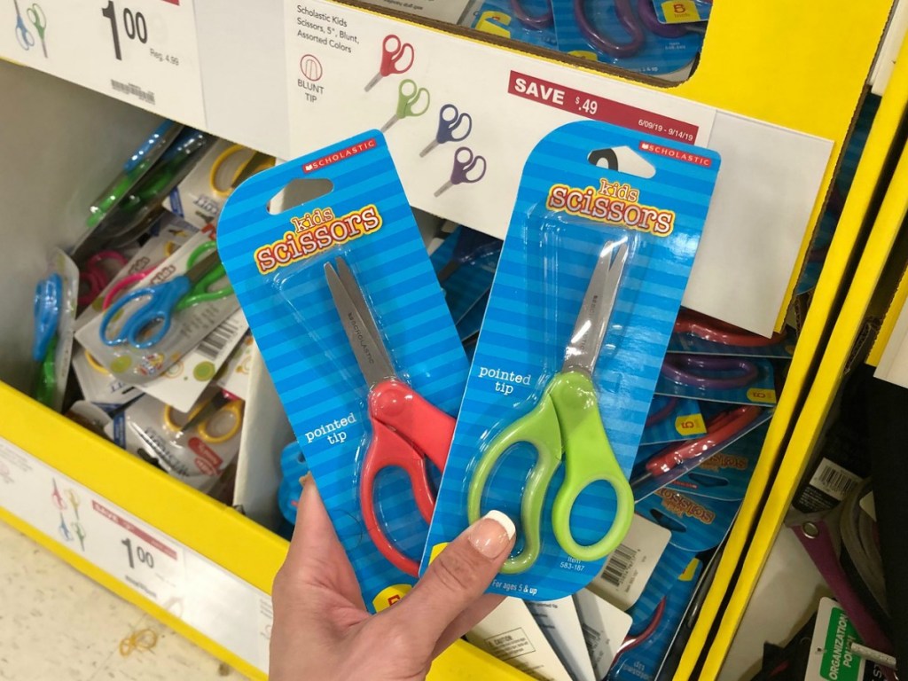Scholastic Kids Scissors held up in store