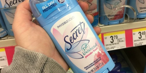Amazon: SIX Secret Women’s Deodorants Only $11.98 (Just $2 Each)