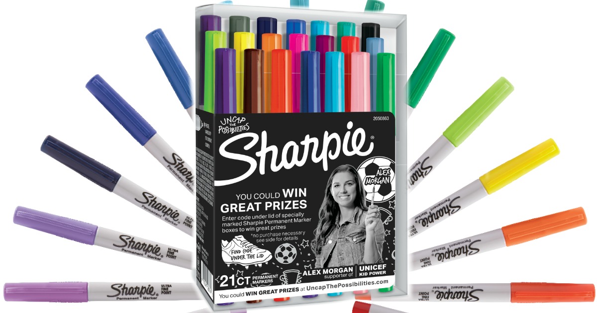 Sharpie Ultra Fine Permanent Markers 21Count Only 7.99 Shipped at