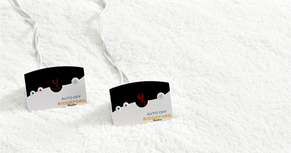 80% Off Biddeford Sherpa Reversible Heated Mattress Pads at Macy's
