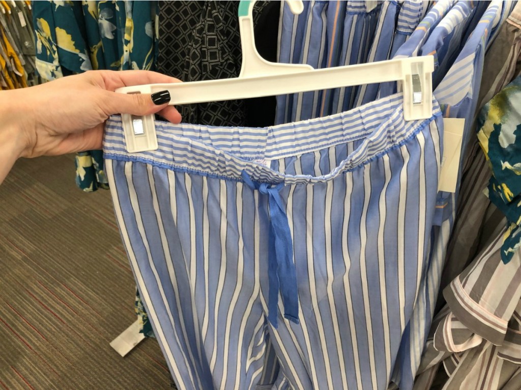 Simply Cool PJ Bottoms on hnager at Target