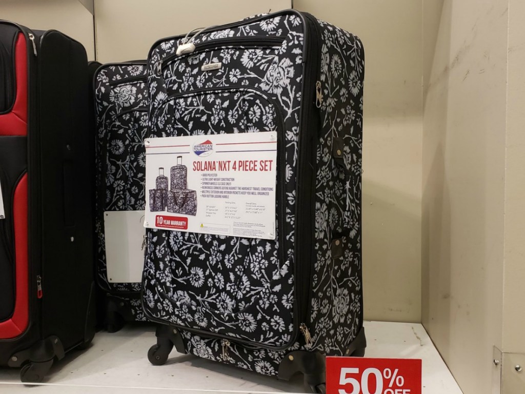 Solana Luggage 4-piece set on Kohl's Shelf