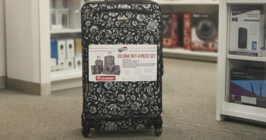Solana NCT 4-Piece luggage set on Kohl's floor