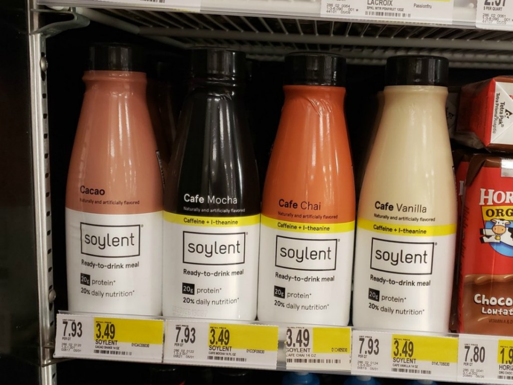 Soylent Ready to Drink Meals in refrigerated cooler