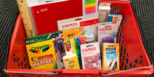 So HOT! Get School Supplies for as Low as 25¢ Shipped to Your Door from Staples