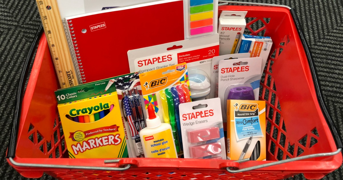 vs. Staples for back-to-school supplies