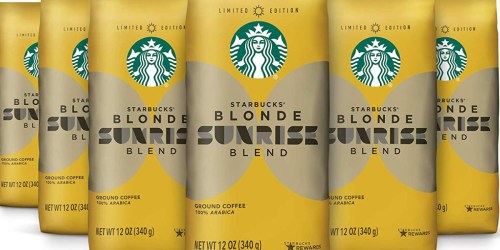 SIX Starbucks Blonde Sunrise Ground Coffee Bags Only $18.77 (Just $3.13 Each)