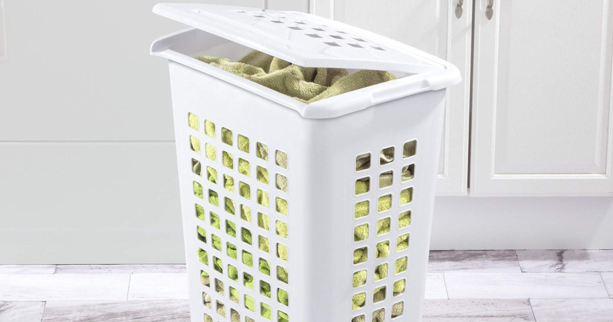 sterlite laundry hamper with lid