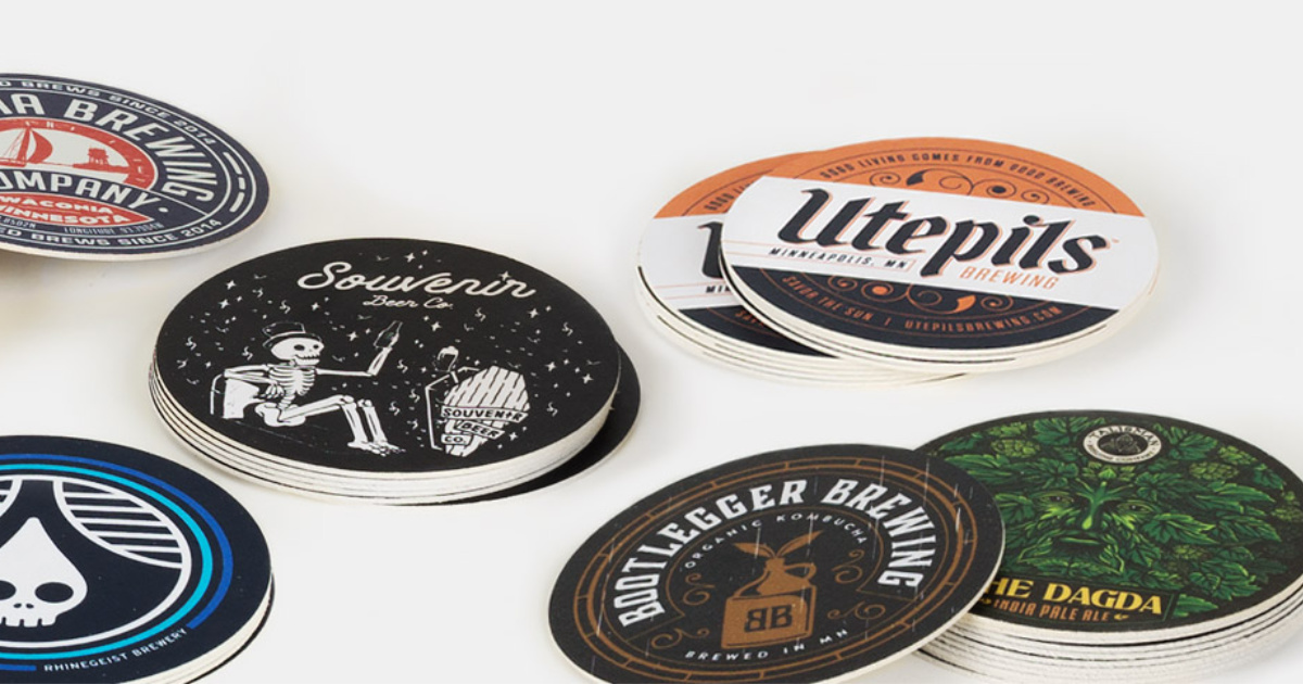 TEN Custom Sticker Mule Coasters Only 1 Shipped Regularly 9