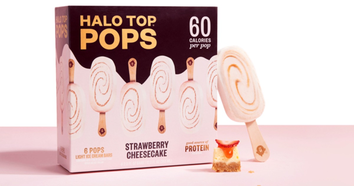 Strawberry Cheesecake Halo Tops Box