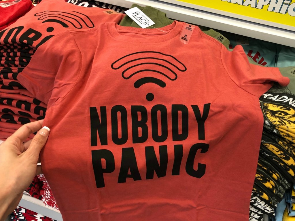 Nobody Panic Graphic tee at The Children's Place