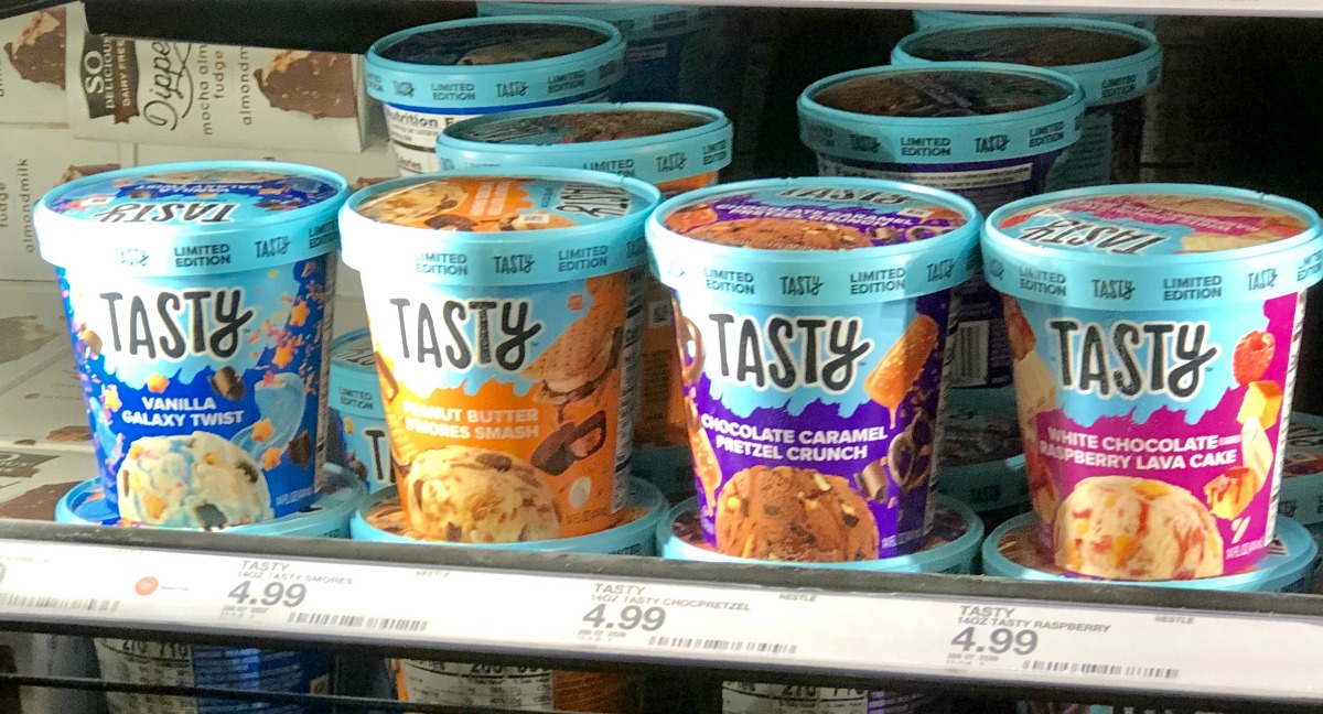 Tasty Ice Cream Pints in Target freezer cooler