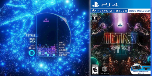 50% Off Tetris Effect PlayStation 4 Game (Features 3D Backgrounds, Special Effects & More)