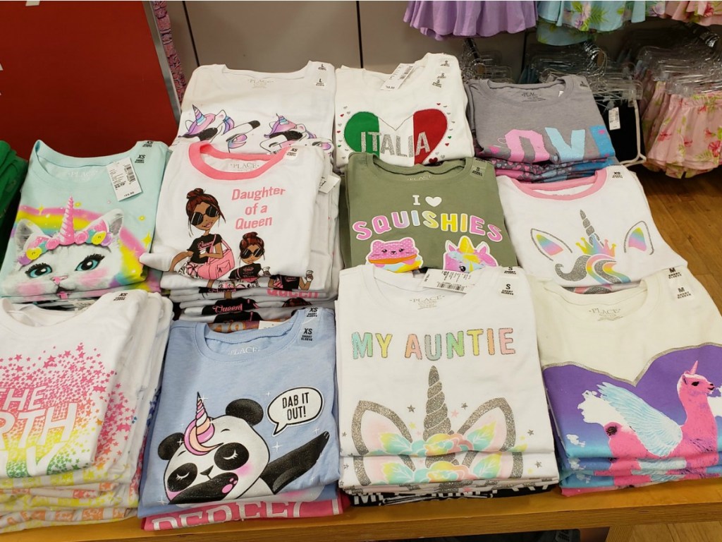 Girl's Graphic Tees at The Children's Place