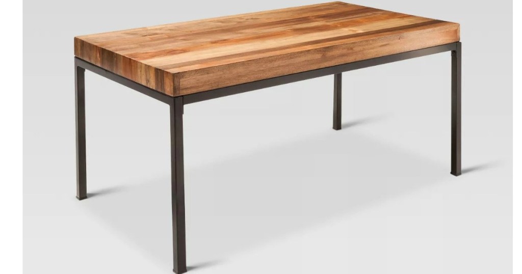 Threshold Brown Hernwood Mixed Material Coffee Table