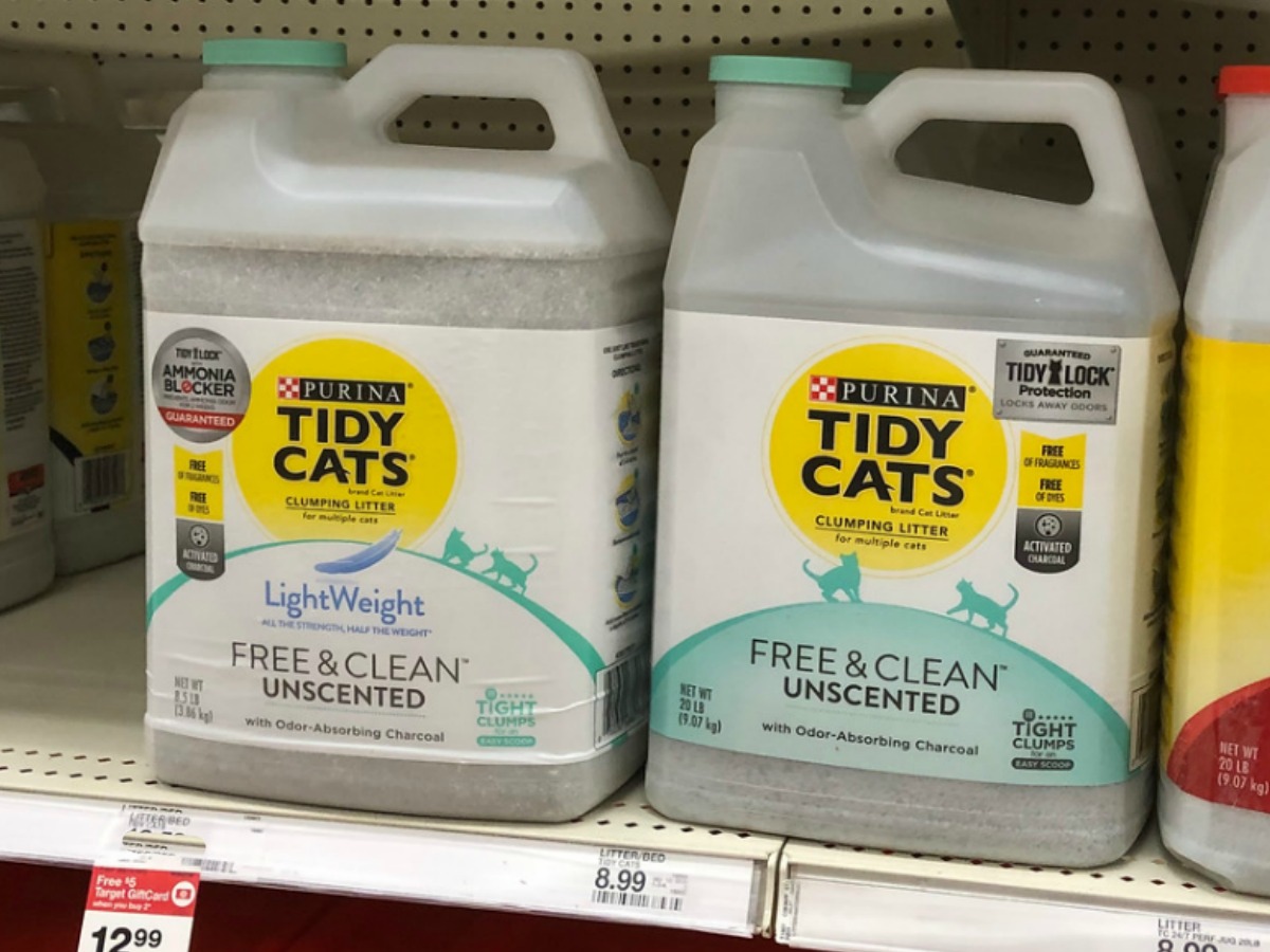 Tidy Cats Free Clean Litter on Target Shelf