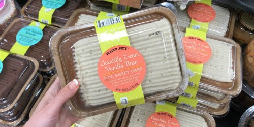 Trader Joe’s Chantilly Cream Vanilla Bean Sheet Cake is a MUST Try Item