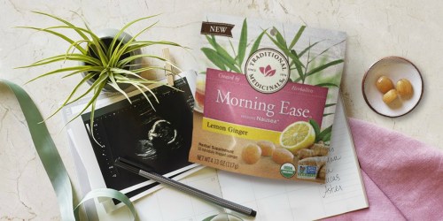 Amazon | SIX-Bags of Traditional Medicinals Morning Ease Anti-Nausea 30-Count Lozenges Only $9.70 Shipped