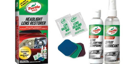 Turtle Wax Headlight Lens Restore Kit Only $5.12 (Regularly $10)