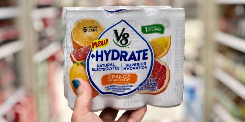 V8 +Hydrate 6-Pack Only $1.19 After Cash Back at Target