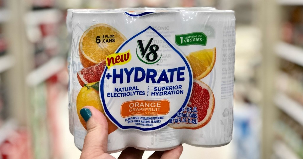 V8 + Hydrate 6-pack at Target