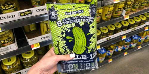 Pickle Ice Freeze Pops Spotted at Walmart | These No Calorie Treats Promise to Refresh & Rehydrate