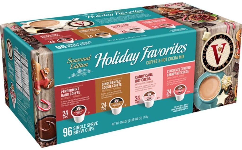 Victor Allen's Holiday Favorites K-Cups box