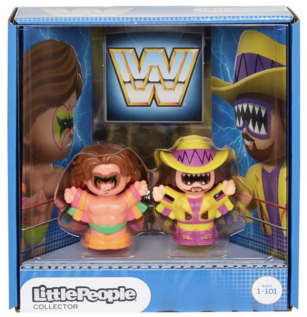 WWE Ultimate Warrior & Macho Man Randy Savage Figures by Little People