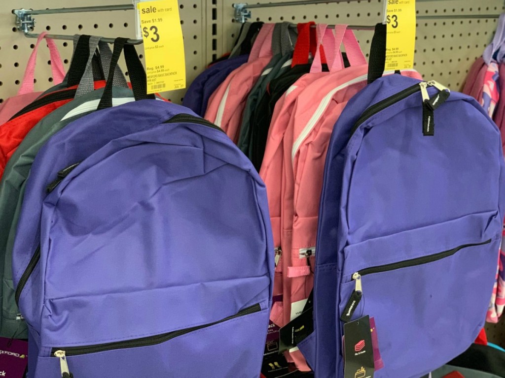 Walgreens Wexford $3 Backpacks