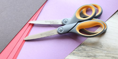 Westcott 8-Inch Straight Titanium Scissors 2-Pack Only $5.44 on Amazon (Regularly $25)