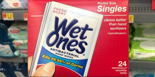 120 Wet Ones Wipes Single Packs as Low as $5.79 Shipped on Amazon