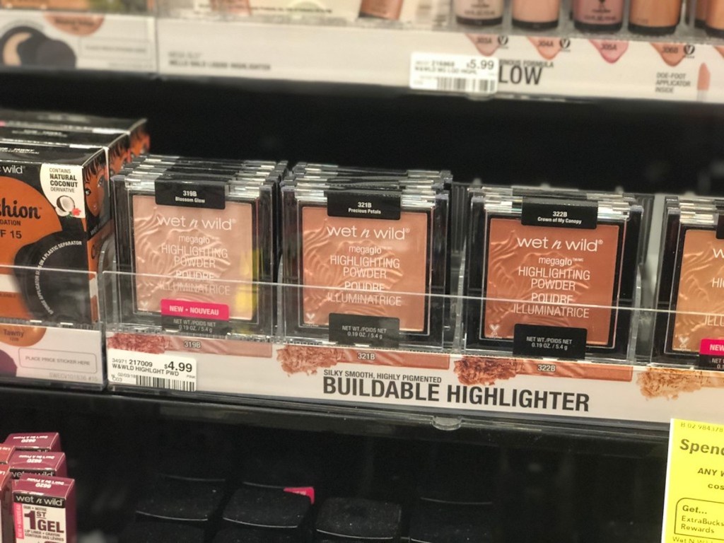 Wet n Wild products at CVS