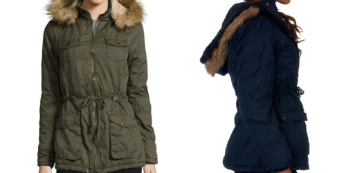 Women’s Sherpa-Lined Hooded Anorak Jackets Only $34.99 at Zulily