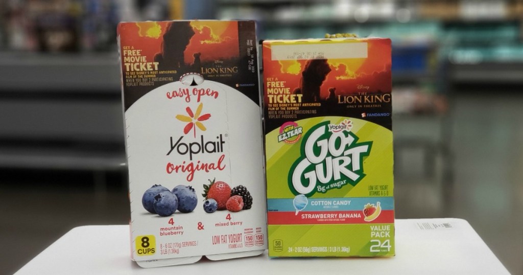 Yoplait Yogurts multipacks at Walmart